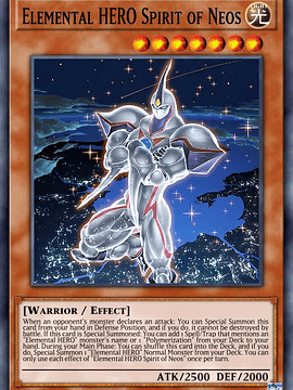 Elemental HERO Spirit of Neos - POTE-EN001 - Super Rare 1st Edition