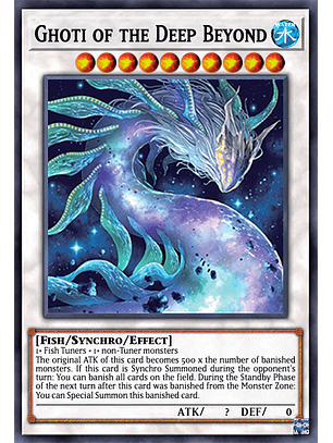 Ghoti of the Deep Beyond - POTE-EN000 - Secret Rare 1st Edition
