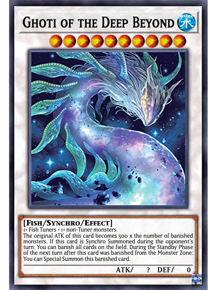 Ghoti of the Deep Beyond - POTE-EN000 - Secret Rare 1st Edition 1