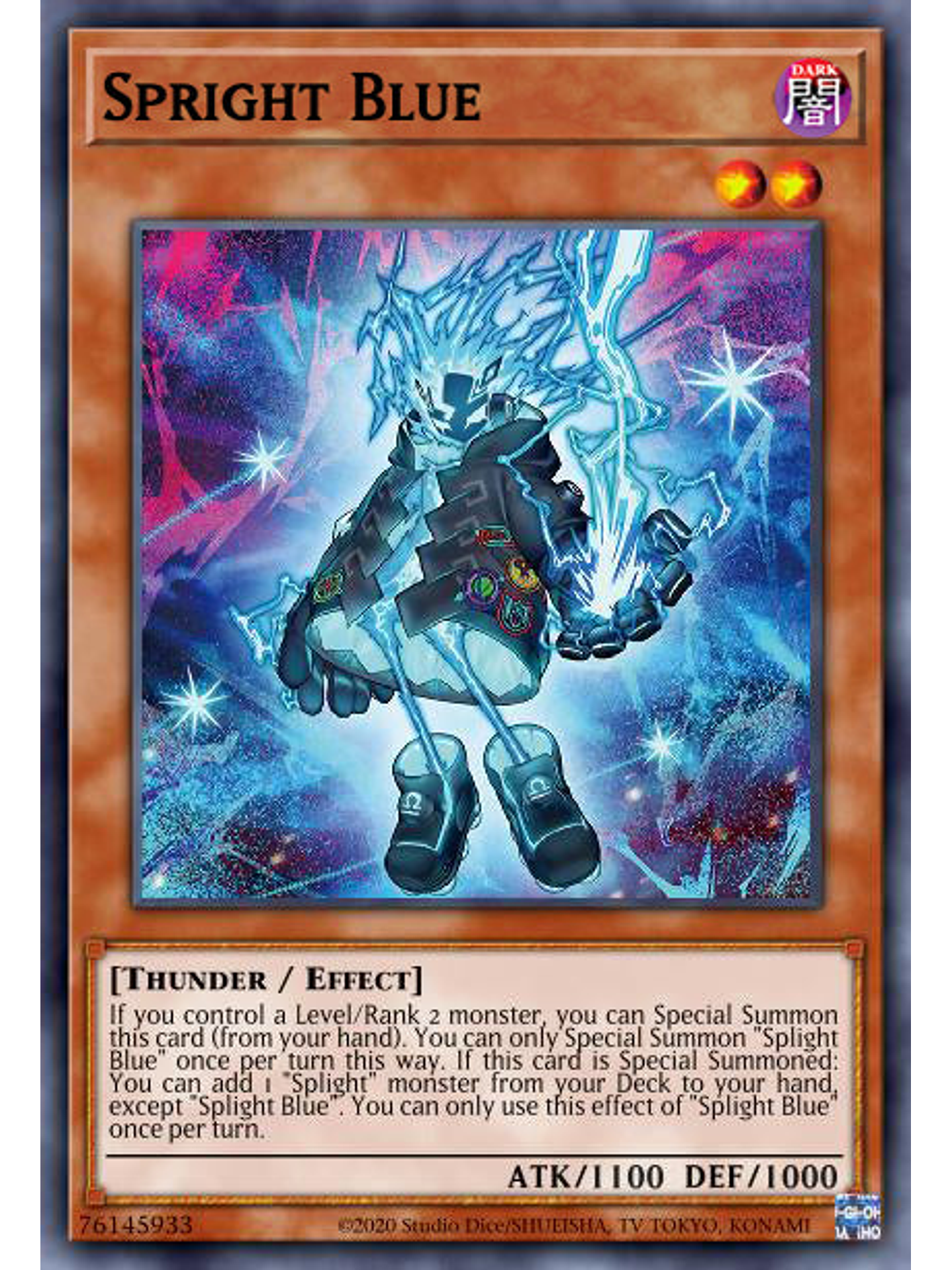 Spright Blue - POTE-EN003 - Secret Rare 1st Edition 1