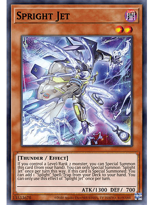 Spright Jet - POTE-EN004 - Super Rare 1st Edition