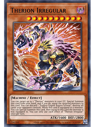 Therion Irregular - POTE-EN009 - Ultra Rare 1st Edition