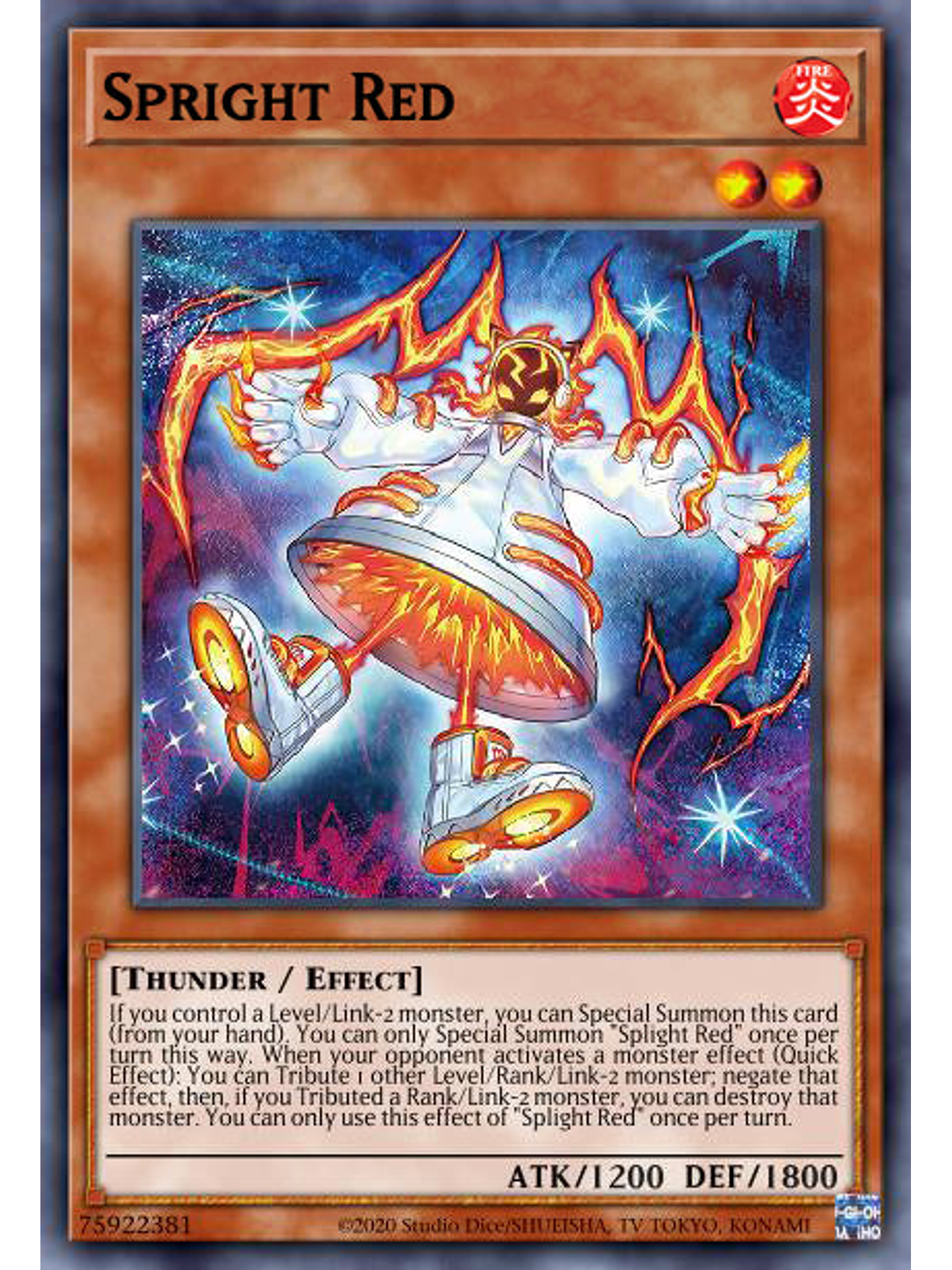 Spright Red - POTE-EN006 - Common 1st Edition 1