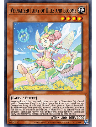 Vernusylph of the Flourishing Hills - POTE-EN016 - Ultra Rare 1st Edition