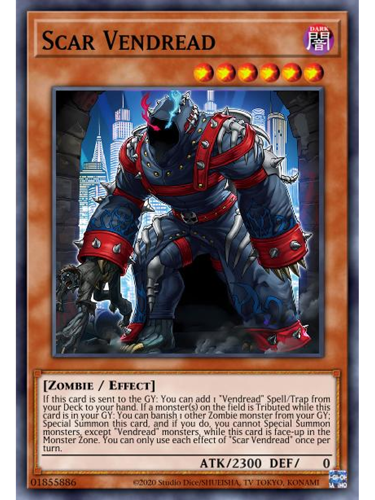 Scar of the Vendread - POTE-EN024 - Common 1st Edition 1