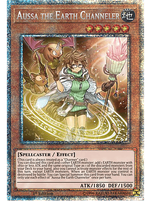 Aussa the Earth Channeler - POTE-EN032 - Starlight Rare 1st Edition