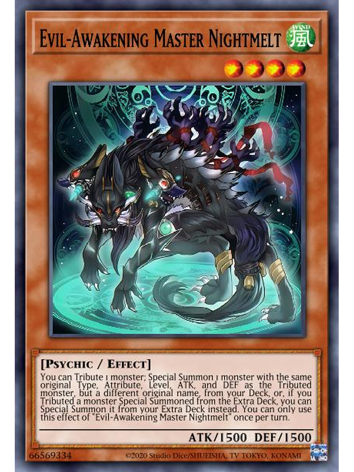 Nightmell the Dark Bonder - POTE-EN038 - Common 1st Edition 1