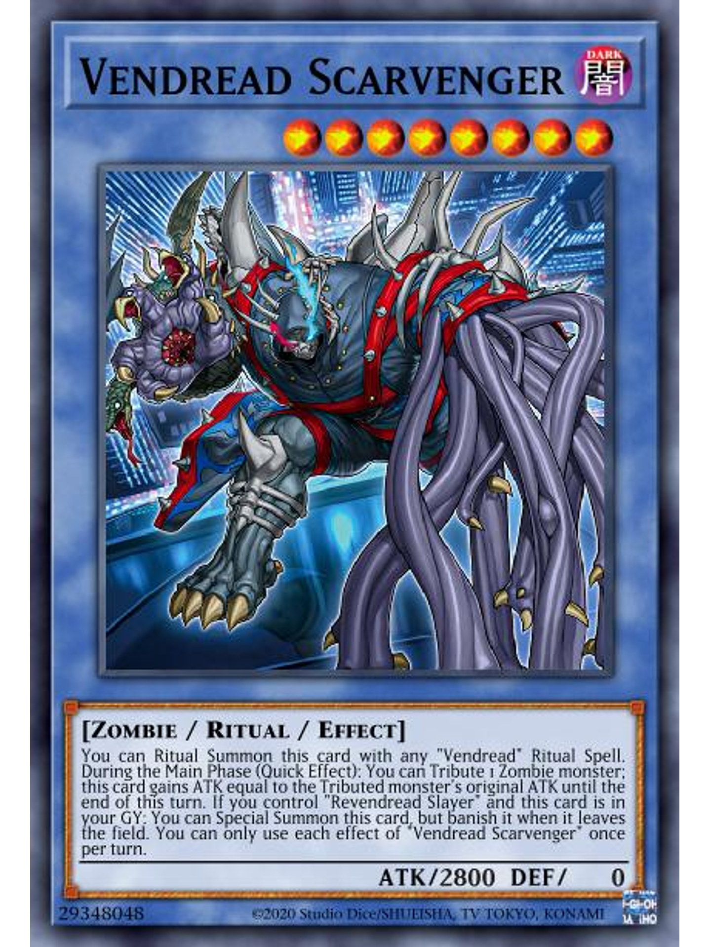 Vendread Scarvenger - POTE-EN040 - Super Rare 1st Edition 1