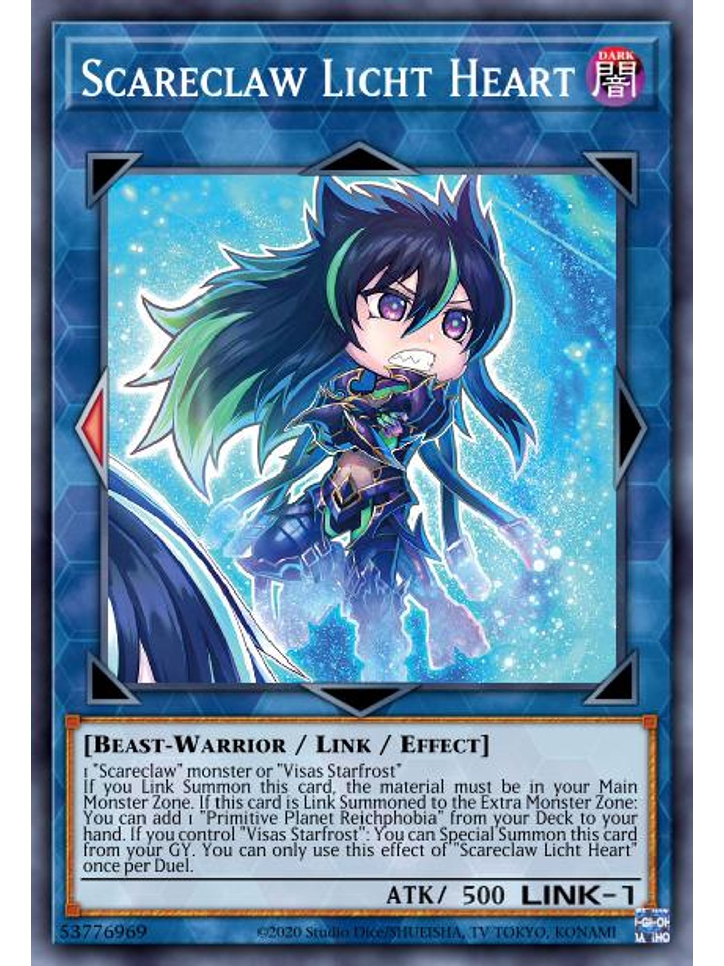 Scareclaw Light-Heart - POTE-EN050 - Ultra Rare 1st Edition 1