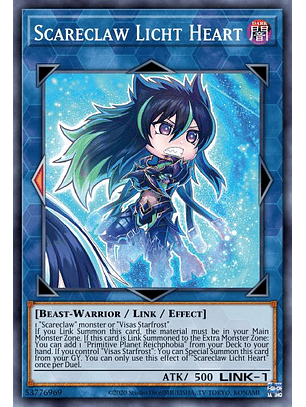Scareclaw Light-Heart - POTE-EN050 - Ultra Rare 1st Edition