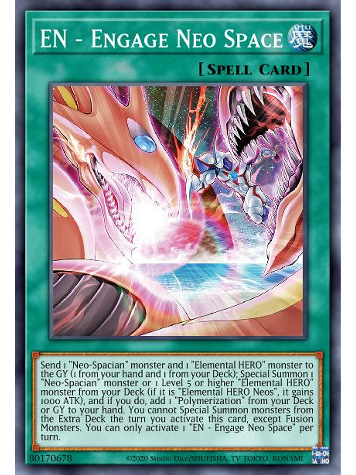 EN - Engage Neo Space - POTE-EN051 - Super Rare 1st Edition 1