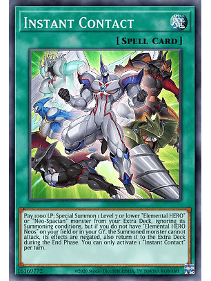 Instant Contact - POTE-EN052 - Secret Rare 1st Edition