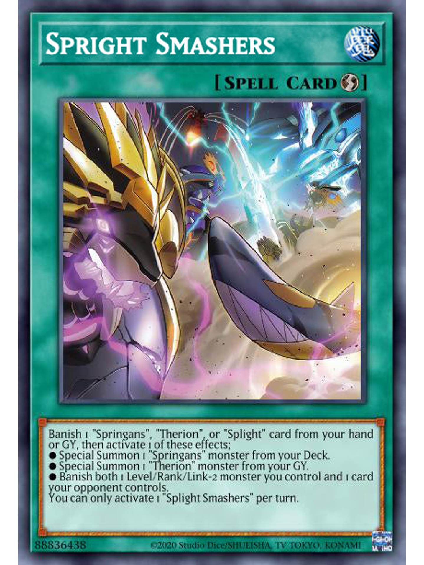 Spright Smashers - POTE-EN057 - Common 1st Edition 1