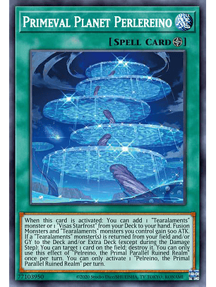 Primeval Planet Perlereino - POTE-EN060 - Secret Rare 1st Edition