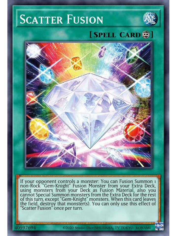 Scatter Fusion - POTE-EN062 - Super Rare 1st Edition 1