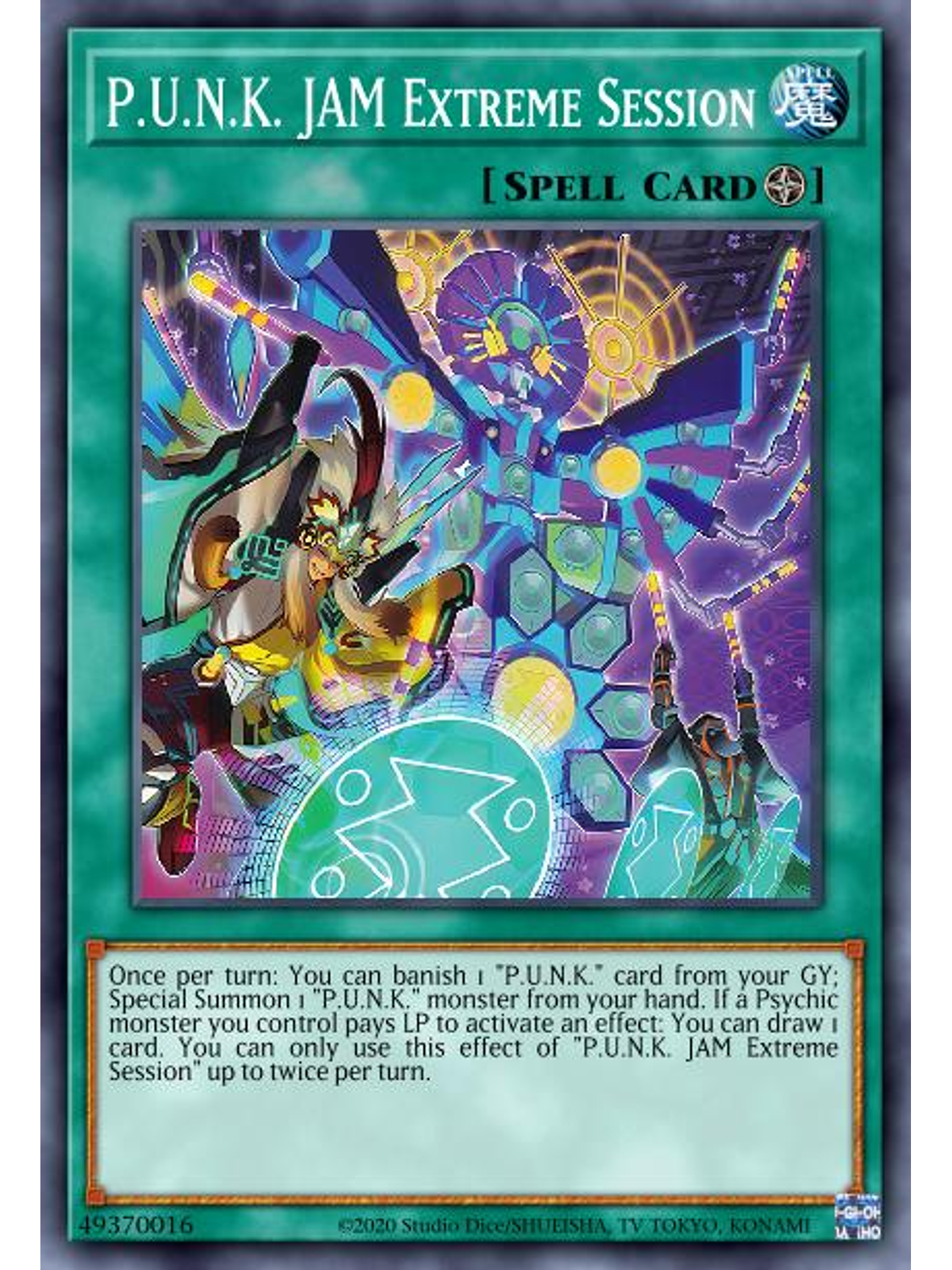 P.U.N.K. JAM Extreme Session - POTE-EN065 - Super Rare 1st Edition 1