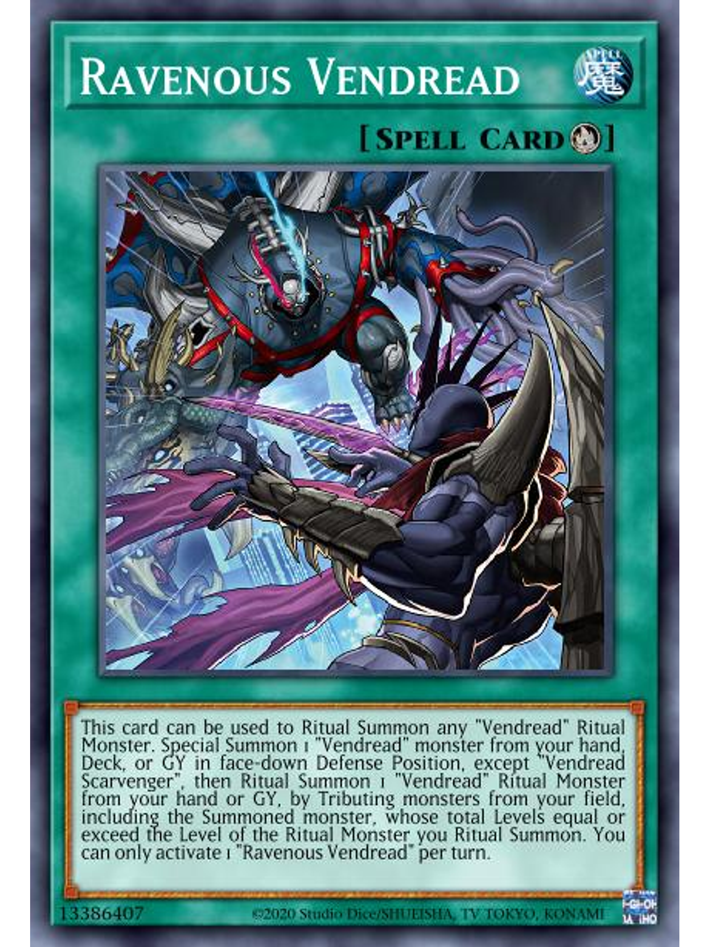 Ravenous Vendread - POTE-EN064 - Common 1st Edition 1