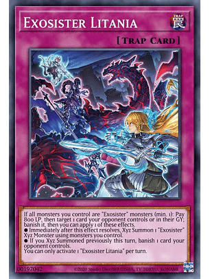 Exosister Returnia - POTE-EN076 - Super Rare 1st Edition