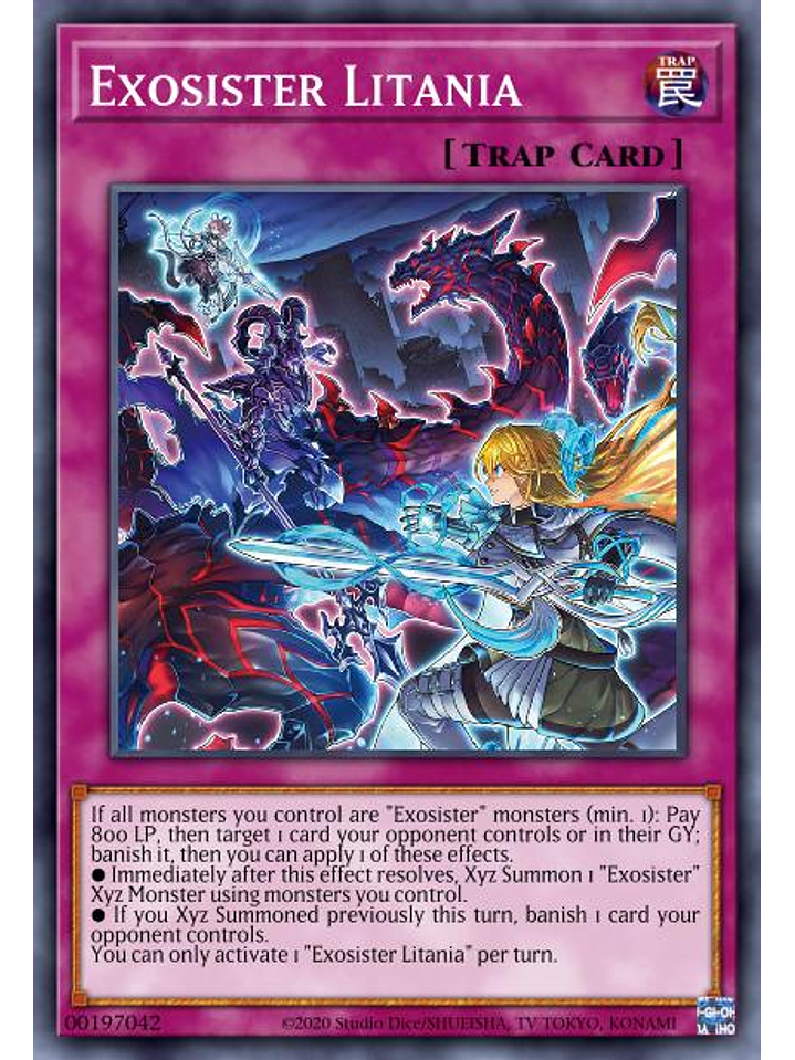 Exosister Returnia - POTE-EN076 - Super Rare 1st Edition 1