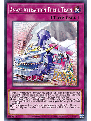 Amaze Attraction Thrill Train - POTE-EN077 - Common 1st Edition