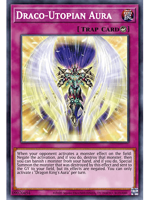 Draco-Utopian Aura - POTE-EN079 - Secret Rare 1st Edition