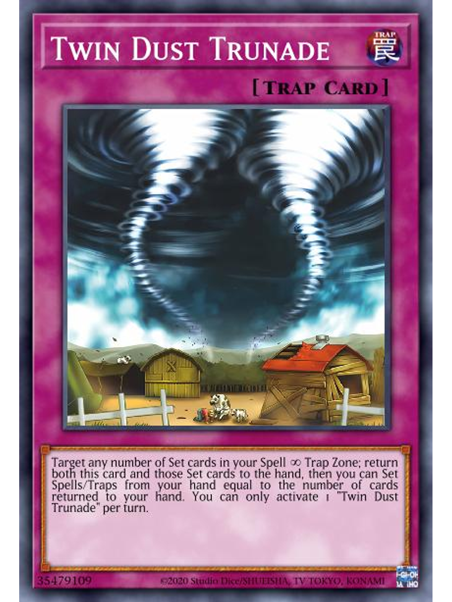 Double Dust Tornado Twins - POTE-EN080 - Common 1st Edition 1