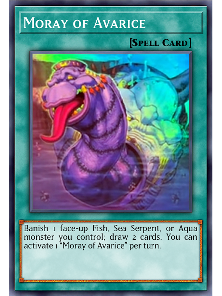 Moray of Avarice - POTE-EN084 - Ultra Rare 1st Edition 1