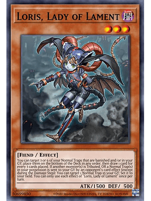 Loris, Lady of Lament - POTE-EN092 - Super Rare 1st Edition