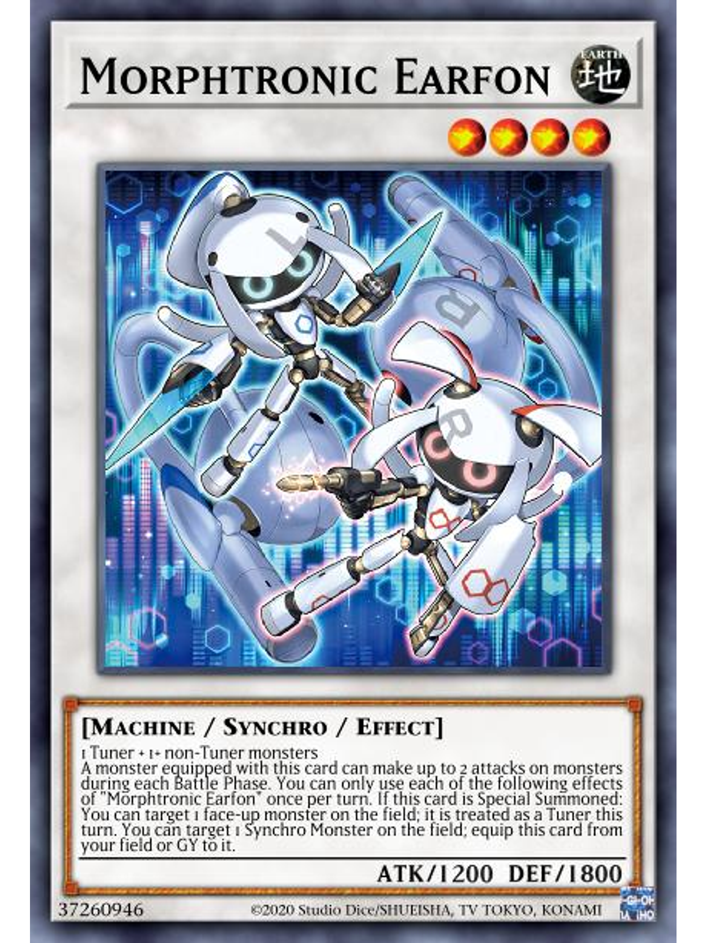 Morphtronic Earfon - POTE-EN096 - Common 1st Edition 1