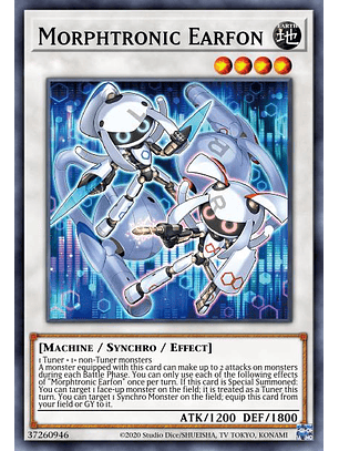 Morphtronic Earfon - POTE-EN096 - Common 1st Edition