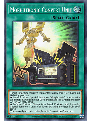 Morphtronic Converter - POTE-EN098 - Common 1st Edition