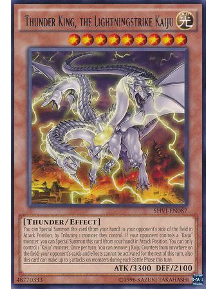 Thunder King, the Lightningstrike Kaiju - SHVI-EN087 - Rare Unlimited 1