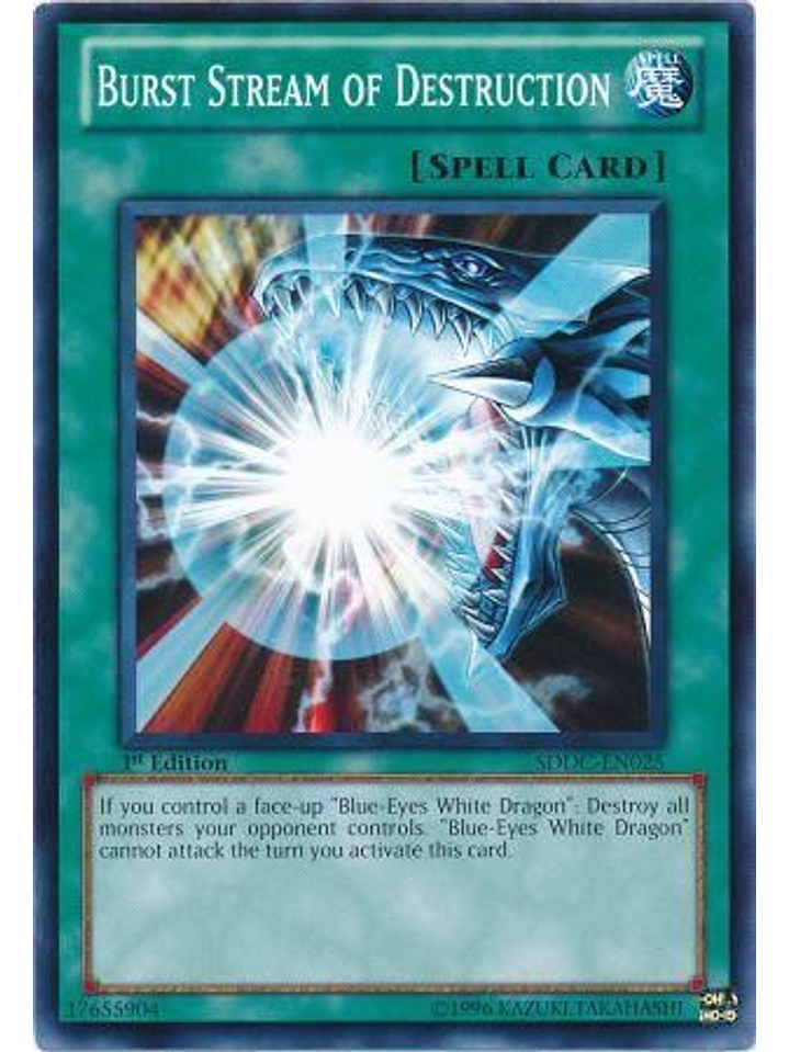 Burst Stream of Destruction - SDDC-EN025 - Common 1st Edition 1