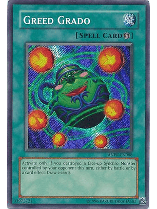 Greed Grado - ANPR-EN088 - Secret Rare Unlimited