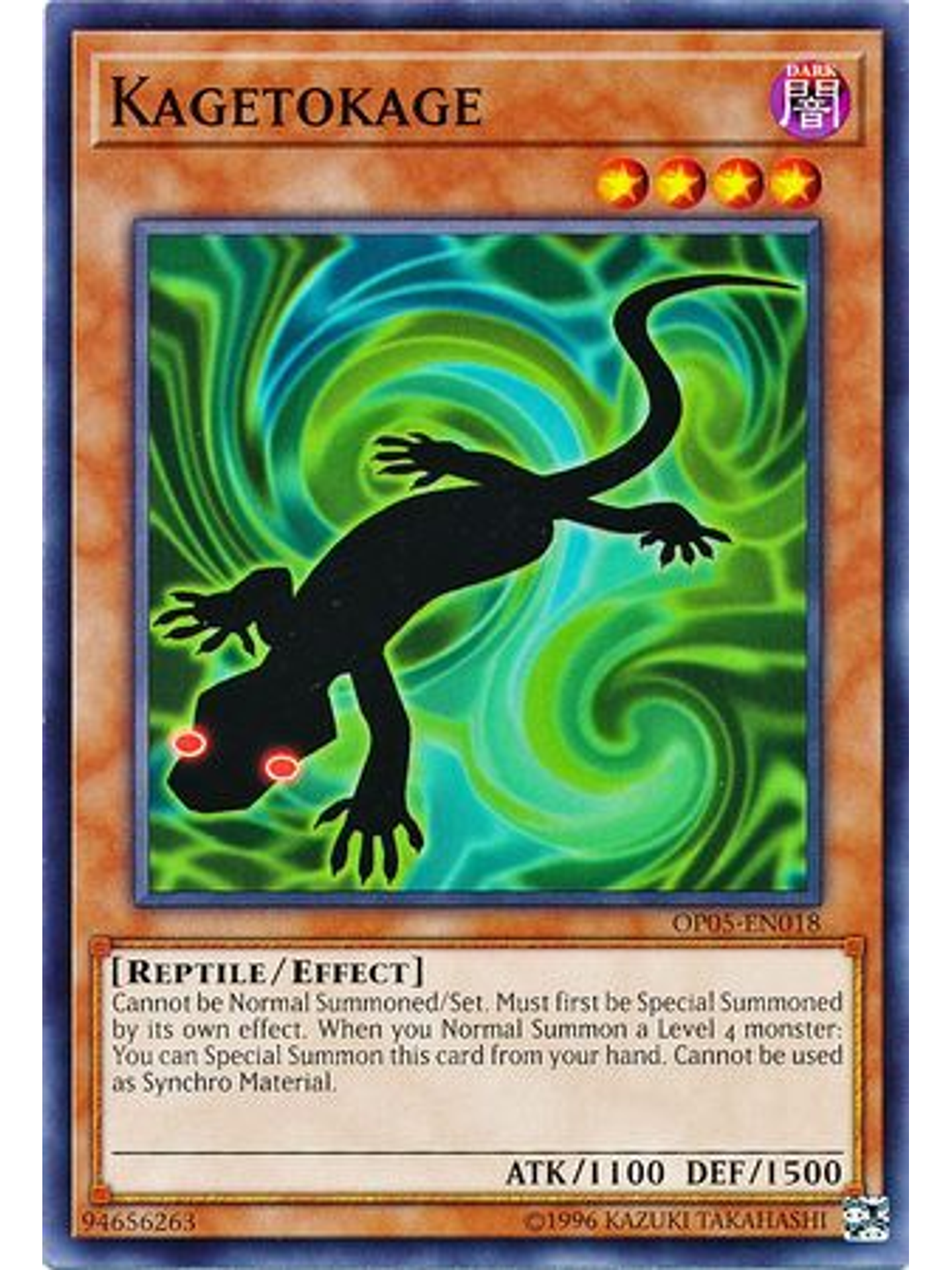 Kagetokage - OP05-EN018 - Common 1