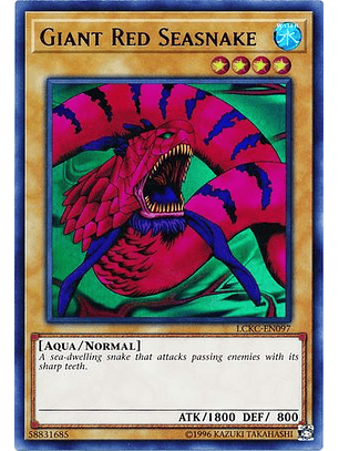 Giant Red Seasnake - LCKC-EN097 - Ultra Rare Unlimited