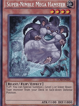 Super-Nimble Mega Hamster - LC5D-EN226 - Secret Rare 1st Edition