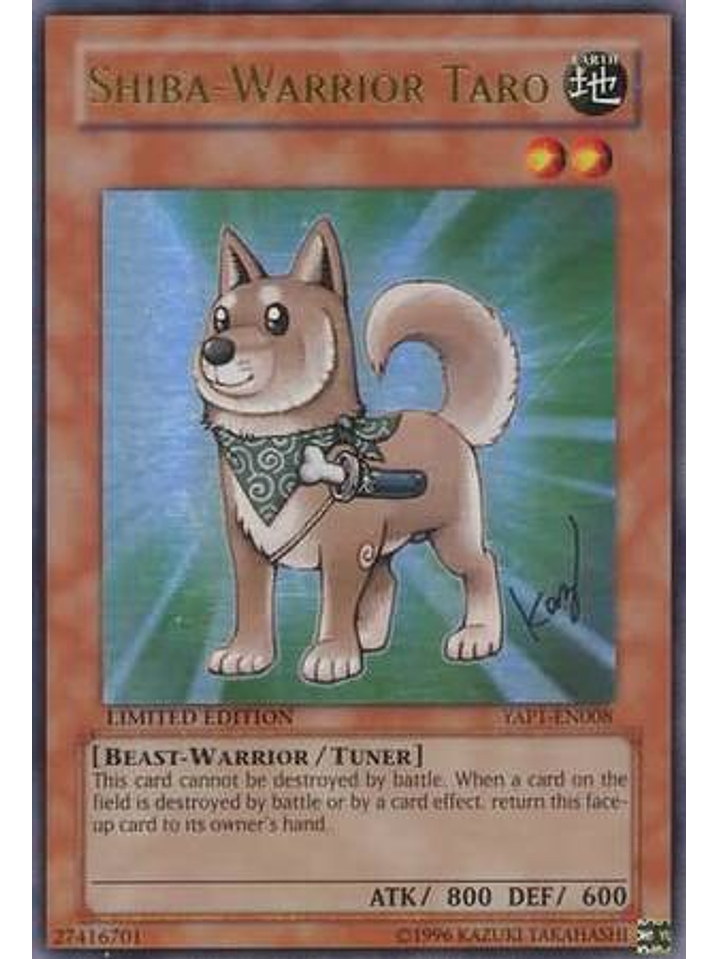Shiba Warrior Taro - YAP1-EN008 - Ultra Rare 1