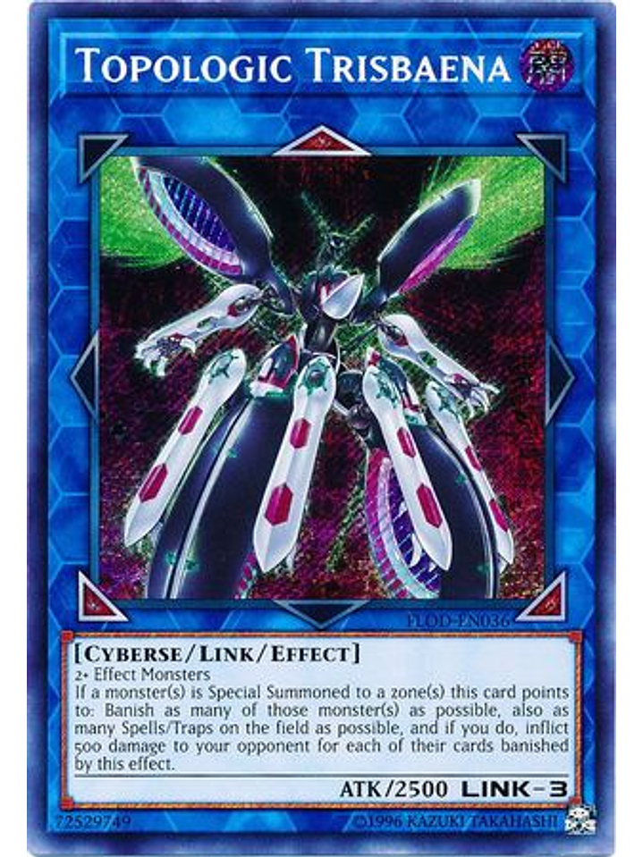 Topologic Trisbaena - FLOD-EN036 - Secret Rare Unlimited 1