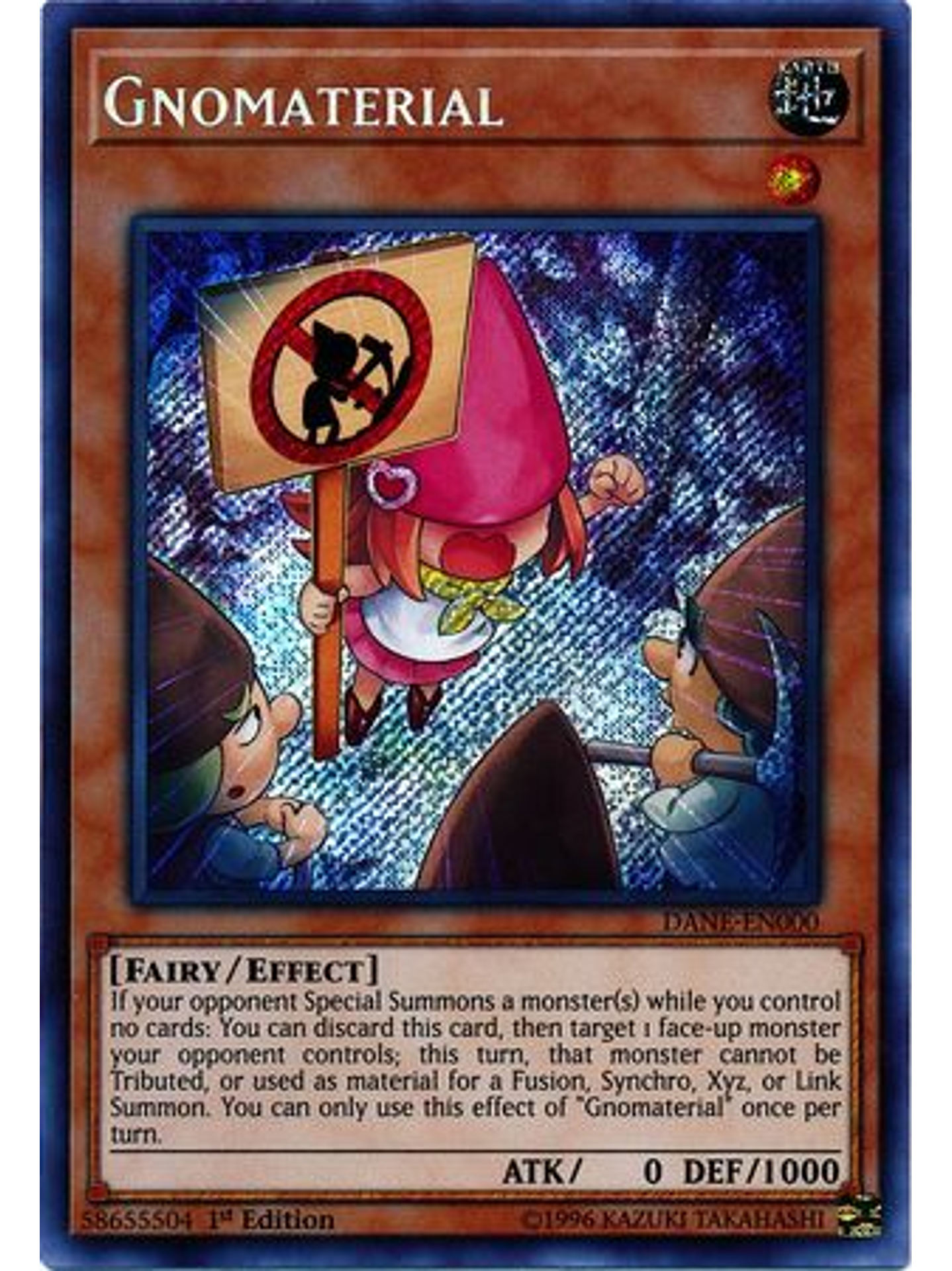 Gnomaterial - DANE-EN000 - Secret Rare 1st Edition 1