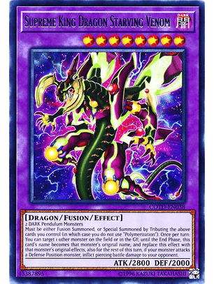 Supreme King Dragon Starving Venom - COTD-EN038 - Rare Unlimited