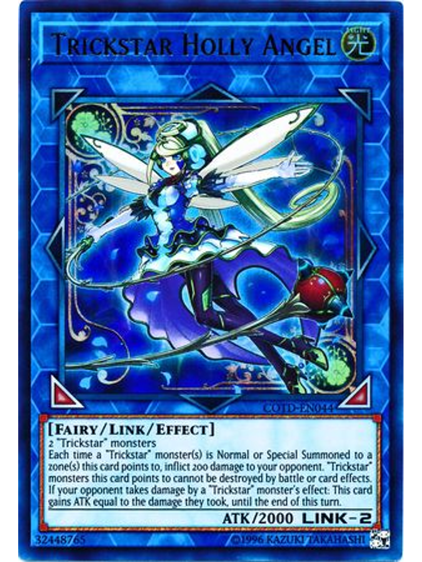 Trickstar Holly Angel - COTD-EN044 - Ultra Rare Unlimited 1
