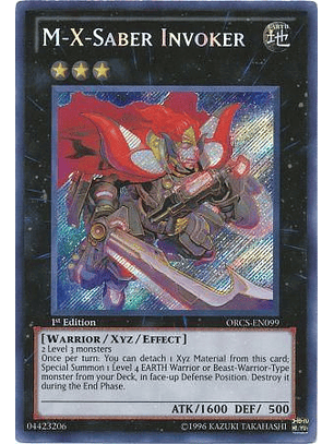 M-X-Saber Invoker - ORCS-EN099 - Secret Rare 1st Edition