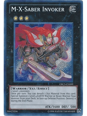 M-X-Saber Invoker - ORCS-EN099 - Secret Rare Unlimited