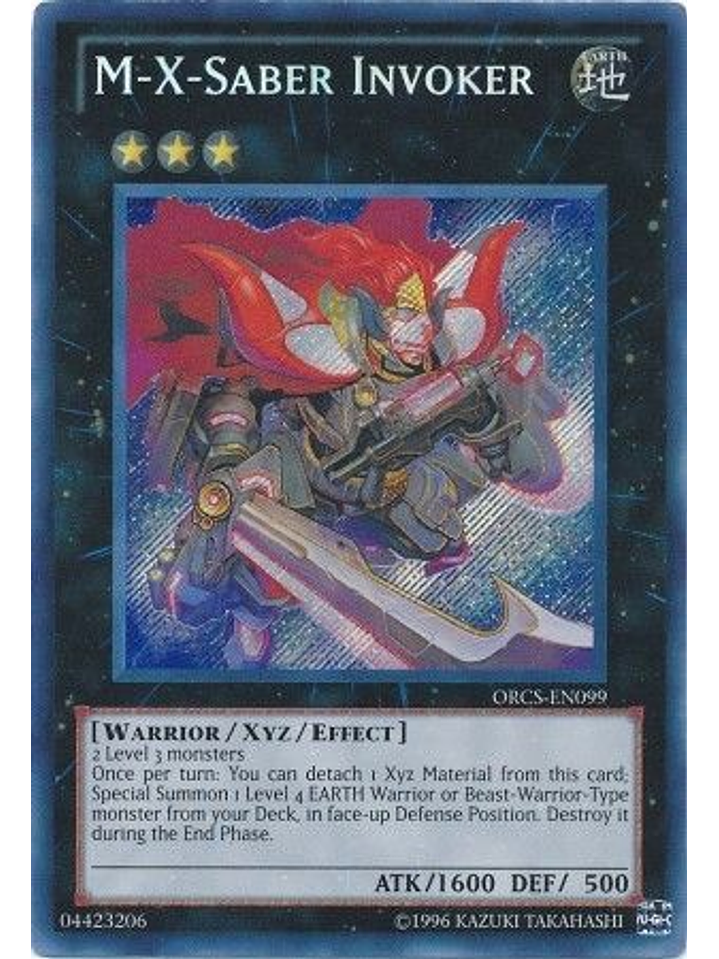 M-X-Saber Invoker - ORCS-EN099 - Secret Rare Unlimited 1