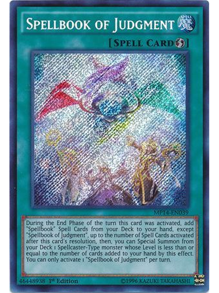 Spellbook of Judgment - MP14-EN039 - Secret Rare 1st Edition 1