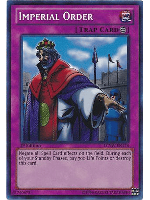 Imperial Order - LCYW-EN178 - Secret Rare 1st Edition