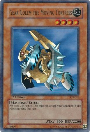 Gear Golem the Moving Fortress - AST-018 - Ultra Rare 1st Edition