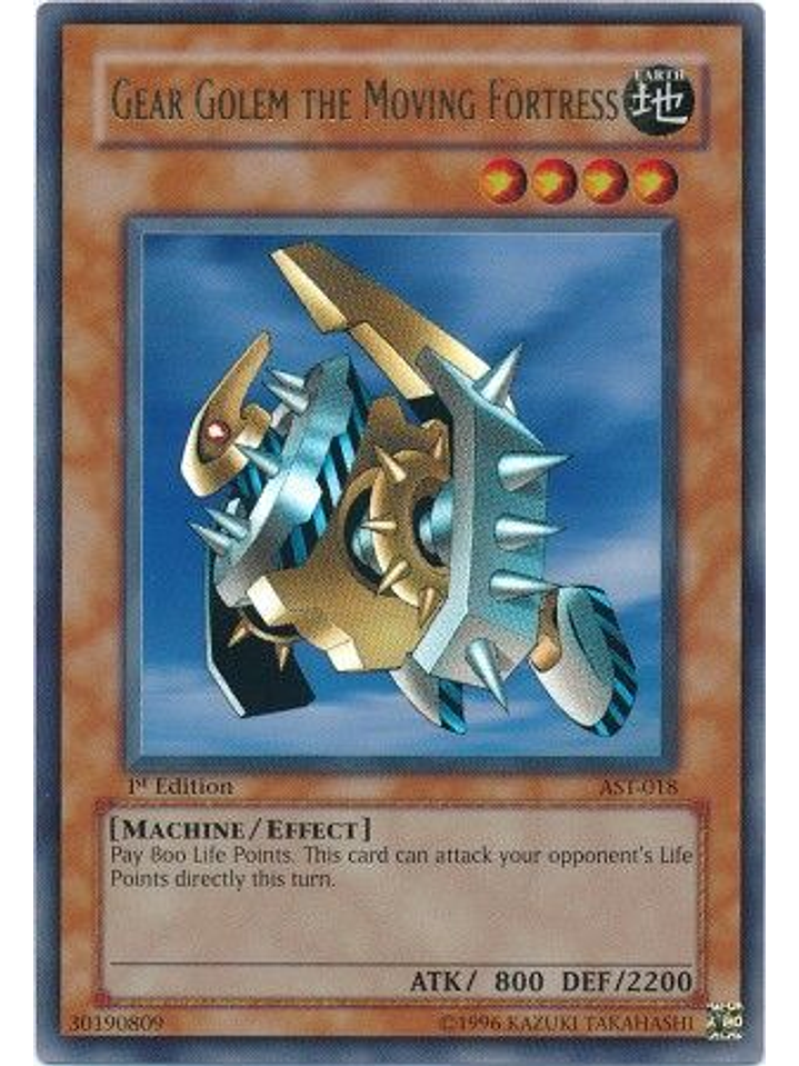 Gear Golem the Moving Fortress - AST-018 - Ultra Rare 1st Edition 1