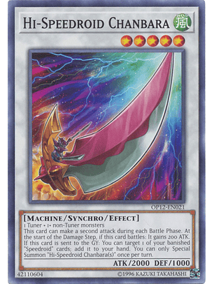 Hi-Speedroid Chanbara - OP12-EN021 - Common